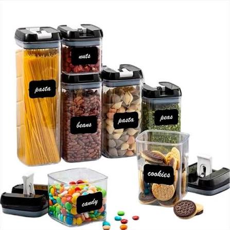 ORGANIZADOR DE ALIMENTOS DE 7 PIEZAS