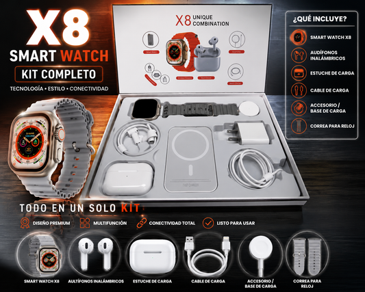 RELOJ SMART WATCH X8
